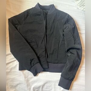Women's size 6 Lululemon Black Bomber Jacket